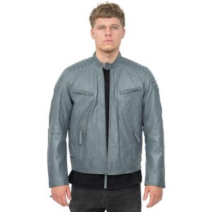 Leren Bikerjack - Berlijn - Gewatteerd - Heren