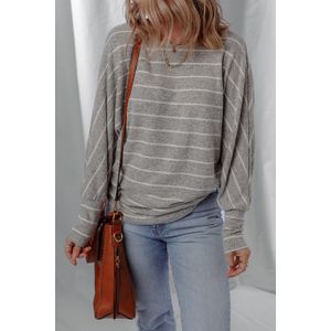 Gestreepte Lange Mouwen Top