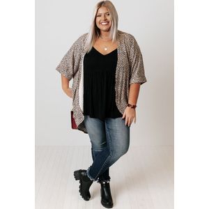 Dierenprint Ontspannen Cardigan