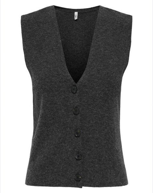 Only - Onlbillie Sl Vest - Gilet - Chocolate Torte/melange