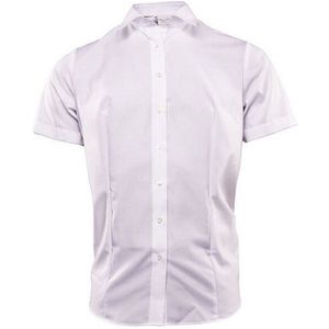 Marvelis - Dames Poplin Comfort Blouse - Korte Mouwen