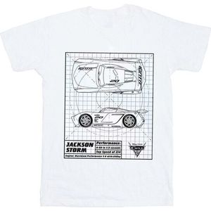 Li-cense Disney dames cars jackson storm blauwdruk katoenen vriendje t-shirt