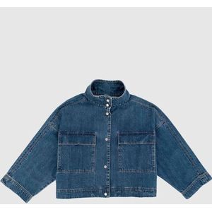 WithBlack - Jasje 00001457 - Blauw - Leren Jassen