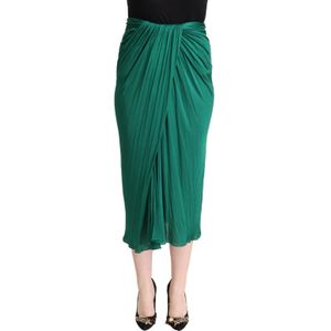 Dolce & Gabbana, Dames, Rokken, Groen, Maat: 3XS Viscose,