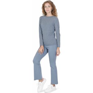 Crown Of Edinburgh Cashmere Dames Trui Met Boothals Coe 0025 Lichtblauw