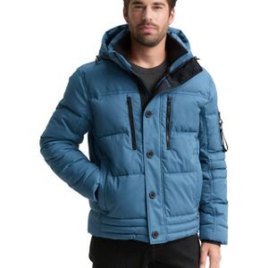 Tom Tailor - Winterjas - Petrol - Heren - 100% Polyester - 1046971