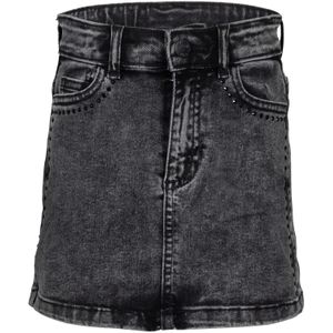 Dutch Dream Denim Meiden rok inzi met studs grey