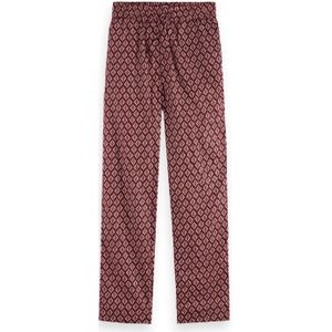 Scotch & Soda 177619 601 gia block print pull on pant red