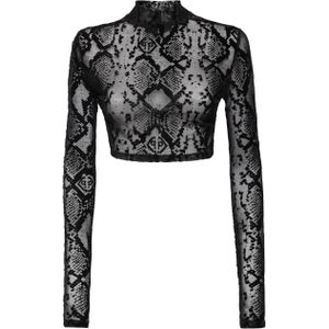 Longsleeve - Rib Knit Jersey - Met Lange Mouwen