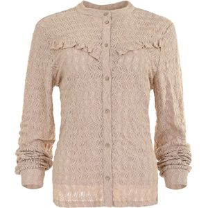 MAICAZZ Cenice-blouse light sand-d3 fa23.20.401