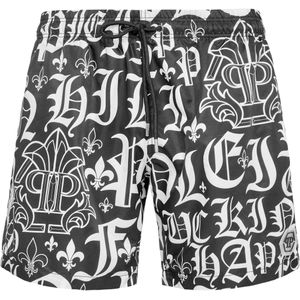 Boxershorts - Zwemshort met Logo - Allover Monogramprint