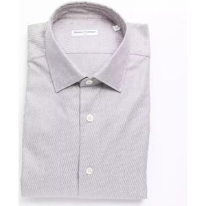 Gestructureerde Katoenen Overhemd jurk