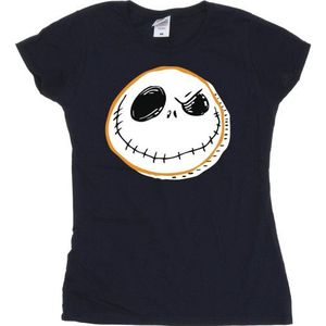 Li-cense Disney dames the nightmare before christmas jack gezicht katoenen t-shirt
