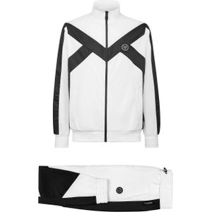 Plein Sport - Jumpsuit - Wit - Katoen-polyester mix