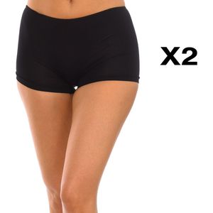 Pack-2 Microfiber Korte Broek Q-EN901 voor dames