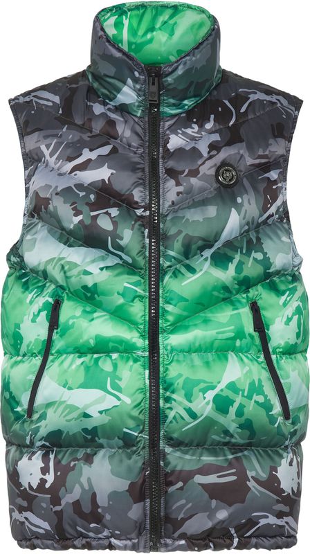Plein Sport - Padded Vest Neon Amazon Edition - Veelkleurig - Gewatteerd Vest