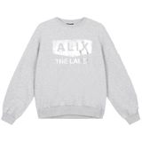 Alix the Label - Logo Sweater - Grijs - 70% Katoen