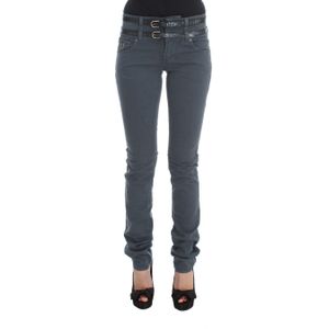 John Galliano Slim Fit High Waist Jeans van katoenmix voor dames.