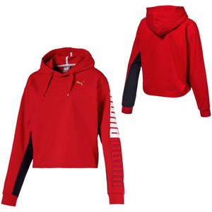 Puma - Modern Sports - Hoodie - Rood - Cropped Sweatshirt