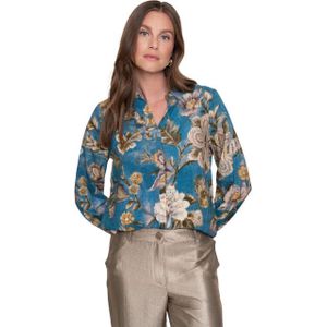 Geisha - Top - Blauw - Damesblouse