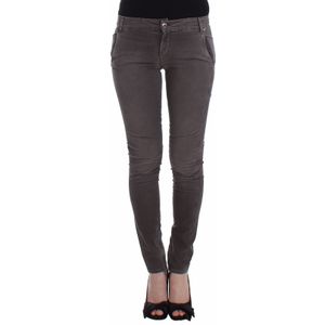 Ermanno Scervino Vrouwen Grijze Slim Jeans Denim Broek Skinny Leg Stretch