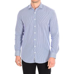 JUNO5 herenoverhemd met lange mouwen en reverskraag met knoopsluiting