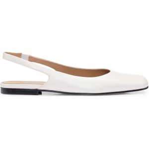 BOSS - Leren Ballet Flats - Naturel - Dames