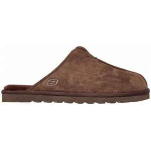 Skechers - Renten-palco - Pantoffels - Chocolade - Textiel