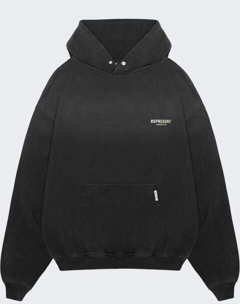 Represent - Owners Club - Hoodie - Zwart - 100% Katoen, Oversized Pasvorm