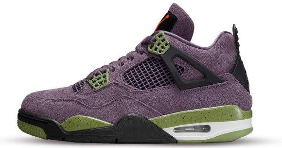 Jordan - Retro 4 - Sneakers - Paars - Leer