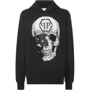 Philipp Plein - Hooded Sweatshirt Skull - Katoen - Zwart