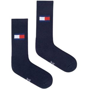 Tommy Hilfiger Uniseks adult logo sokken (set van 2)
