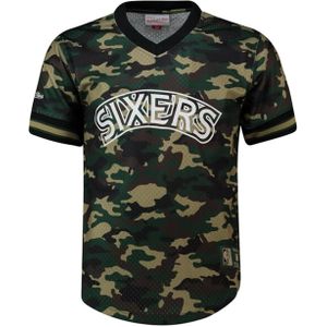 Mitchell & Ness - Camo Mesh T-shirt - Philadelphia 76ers - Heren