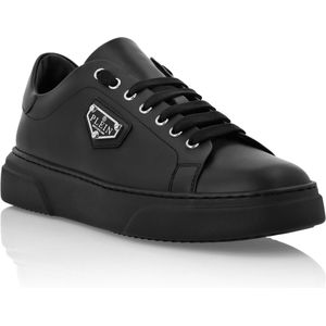 Philipp Plein - Lo-Top Sneakers Iconic Plein - Wit - Unisex - Leer