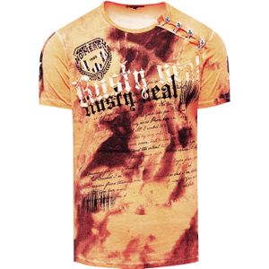 Rusty Neal - T-Shirt - Zwart - 100% Katoen