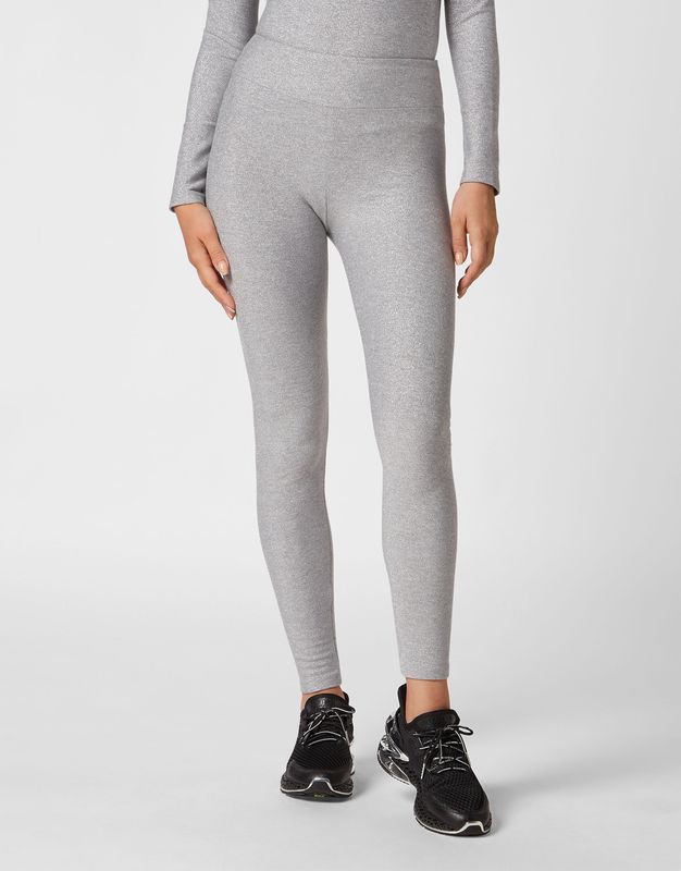 Plein Sport - Jogging Leggings Glitter - Grijs - Polyester