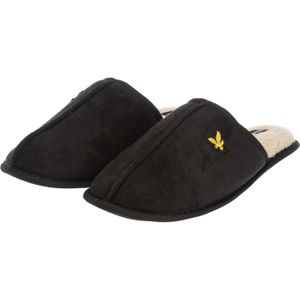 Lyle And Scott - Tarquinn - Pantoffels - Zwart - Textiel - Rubberen Zool