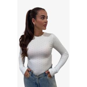 Reinders - Ribb Diamond LS - Longsleeve - White/Off White