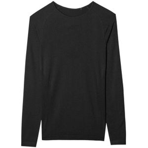 4F - Eenvoudig Shirt - Stretch - Zwart - Synthetisch