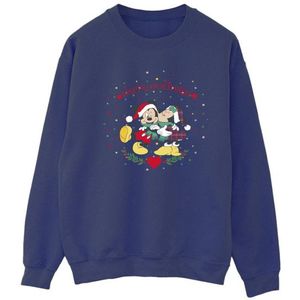 Li-cense Disney dames mickey mouse mickey minnie kerstmis sweatshirt