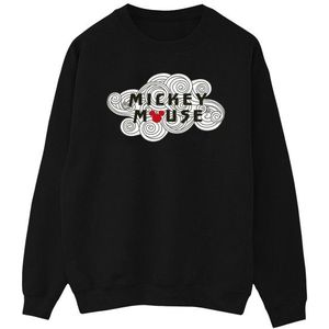 Li-cense Disney heren mickey mouse swirl logo sweatshirt