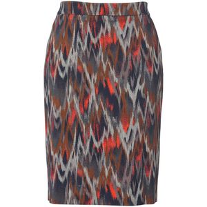 Lexia Print Rok Navy / Olijfgroen