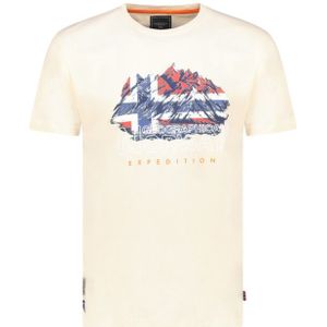 Geographical Norway - Jummit Shirt - Heren T-shirt - Beige