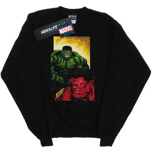 Li-cense Marvel heren rode hulk vs groene hulk sweatshirt