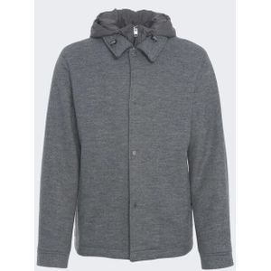 Woolrich Heren knitted wool shirt jacket