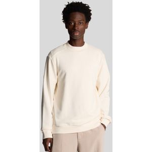 Lyle & Scott - Seam Tipped Crew Neck Sweatshirt - Zijden Honing