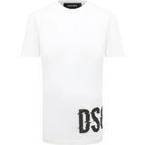 Dsquared2 - Cool Fit - T-shirt - Wit - Groot DSQ2 Logo