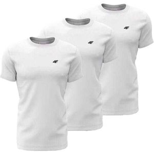 4F - Effen T-shirt - Katoen - Verpakking van 3 - Kinderen