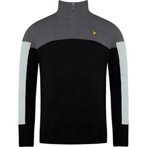 Lyle & Scott - Moffat - Golftrui - True Black - 1/4 Zip Pullover