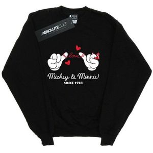 Li-cense Disney dames mickey mouse love hands sweatshirt